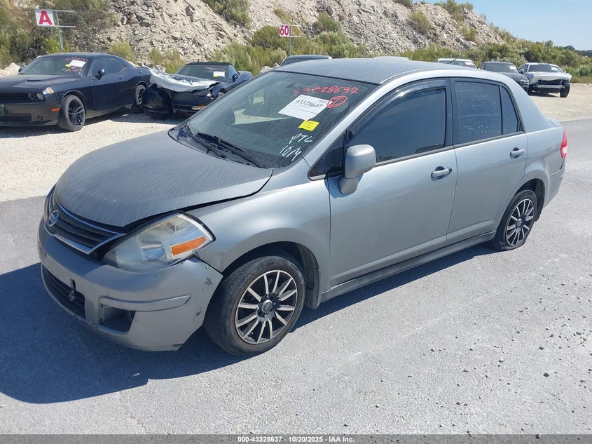 Vin: 3n1bc1ap8al393481, lot: 43823346, nissan versa 1.8s 20102