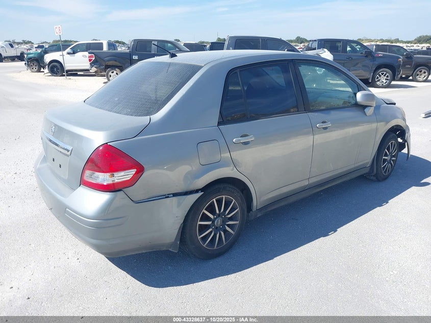 Vin: 3n1bc1ap8al393481, lot: 43823346, nissan versa 1.8s 20104