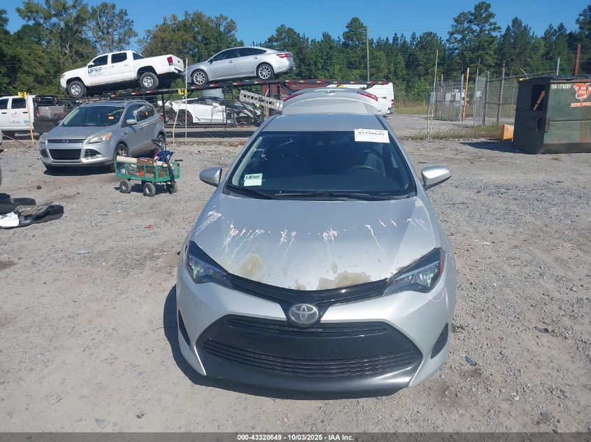 2018 Toyota Corolla L VIN: 5YFBURHE5JP766055 Lot: 43328649