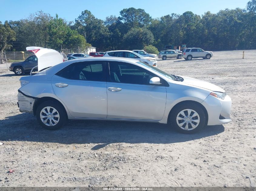 2018 Toyota Corolla L VIN: 5YFBURHE5JP766055 Lot: 43328649