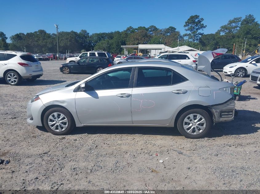 2018 Toyota Corolla L VIN: 5YFBURHE5JP766055 Lot: 43328649