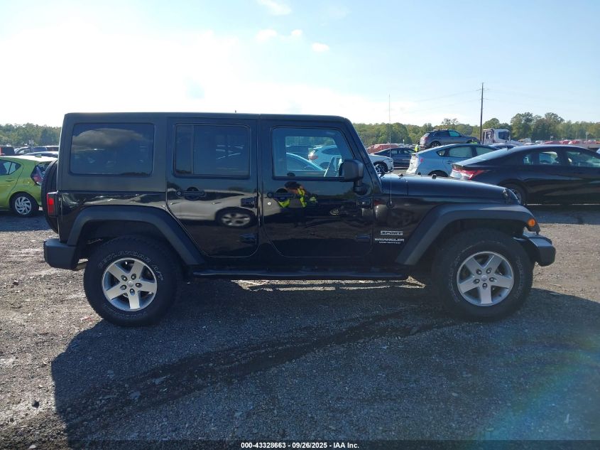 2015 Jeep Wrangler Unlimited Sport VIN: 1C4BJWDG4FL519432 Lot: 43328663