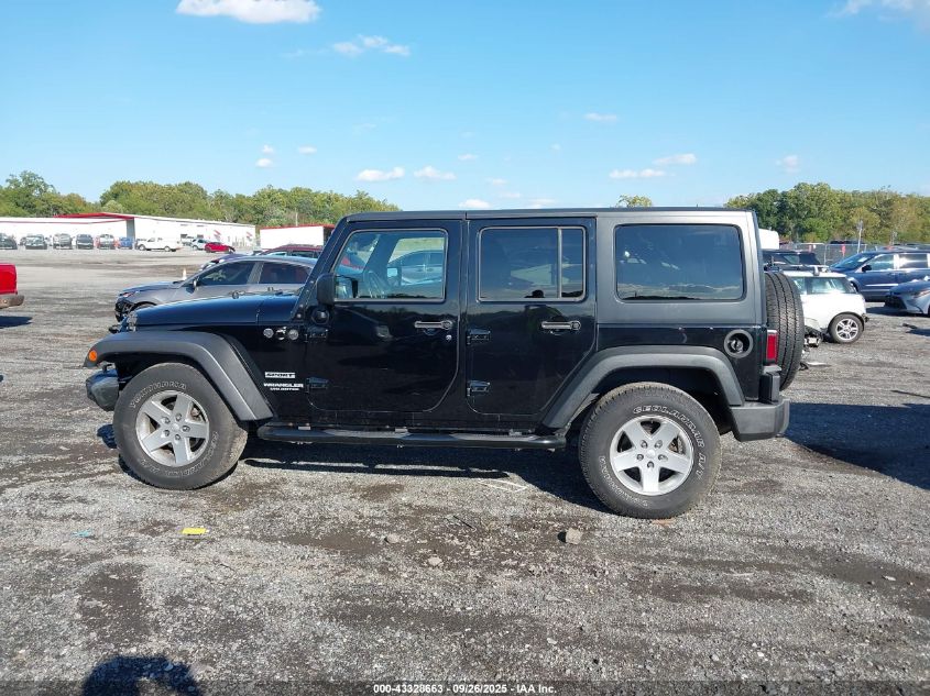 2015 Jeep Wrangler Unlimited Sport VIN: 1C4BJWDG4FL519432 Lot: 43328663