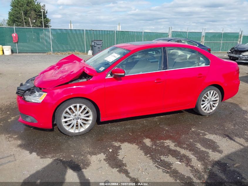 2011 Volkswagen Jetta 2.5L Sel VIN: 3VWLZ7AJ8BM376218 Lot: 43328664