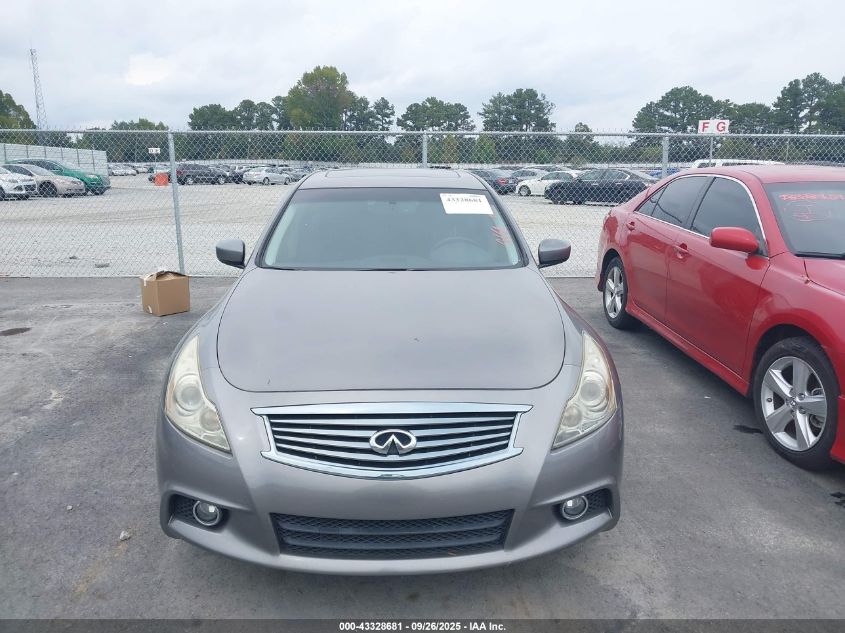 2013 Infiniti G37 Journey VIN: JN1CV6AP7DM717882 Lot: 43328681