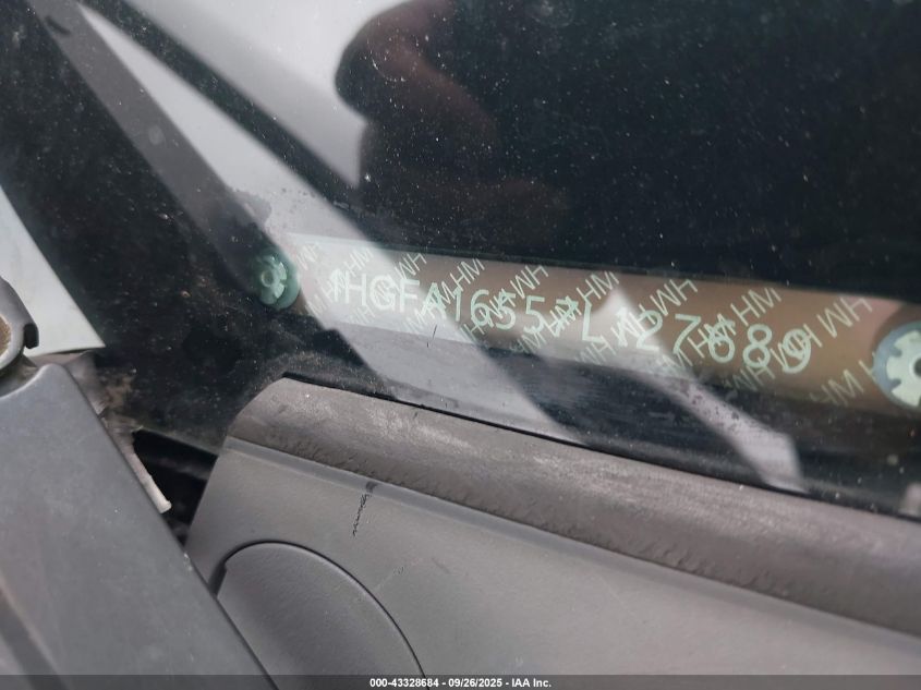 2007 Honda Civic Lx VIN: 1HGFA16557L127689 Lot: 43328684