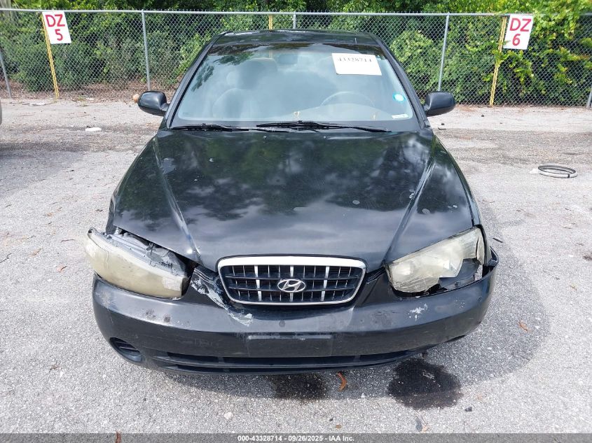 2002 Hyundai Elantra Gls VIN: KMHDN45D62U380748 Lot: 43328714