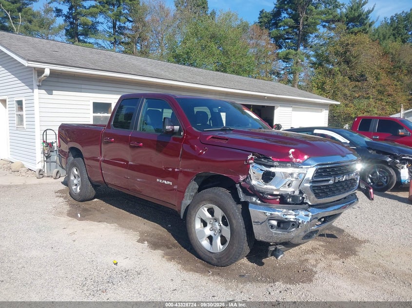 2022 RAM 1500 BIG HORN  4X4 6'4 BOX - 1C6SRFBT0NN142066