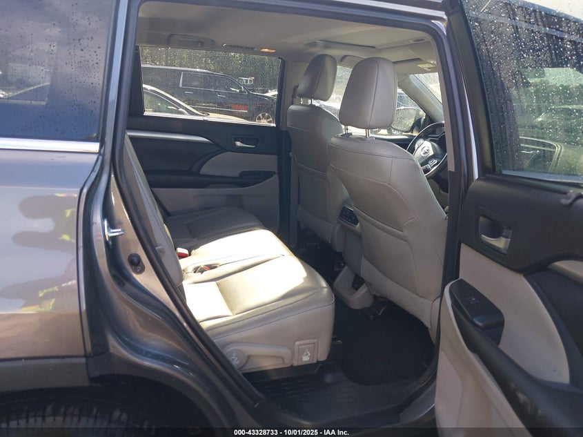 2017 TOYOTA HIGHLANDER XLE - 5TDJZRFH8HS361481