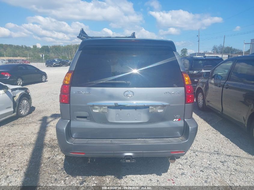 2005 Lexus Gx 470 VIN: JTJBT20X750075081 Lot: 43328734