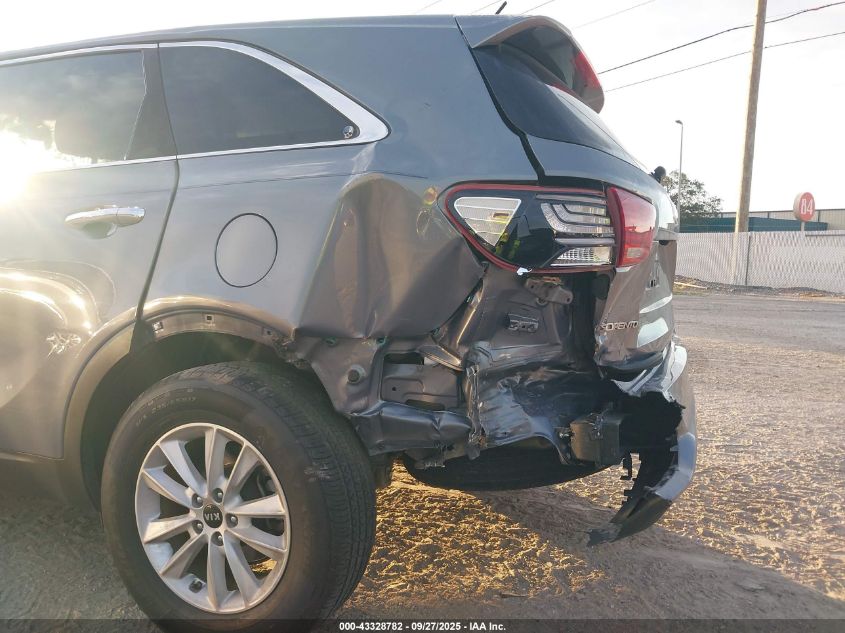 2019 Kia Sorento 2.4L L VIN: 5XYPG4A30KG610696 Lot: 43328782