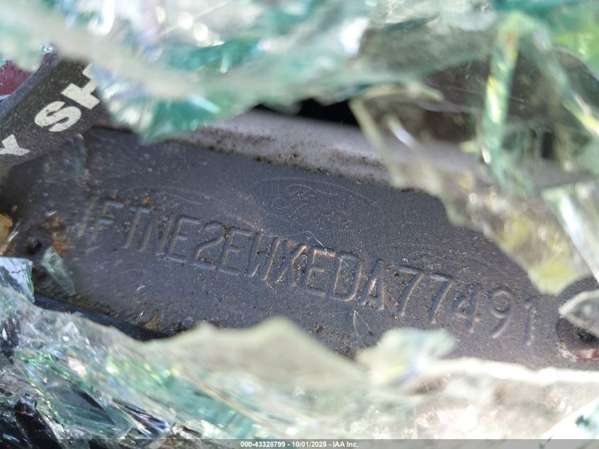 2014 Ford E-250 Commercial VIN: 1FTNE2EWXEDA77491 Lot: 43328799