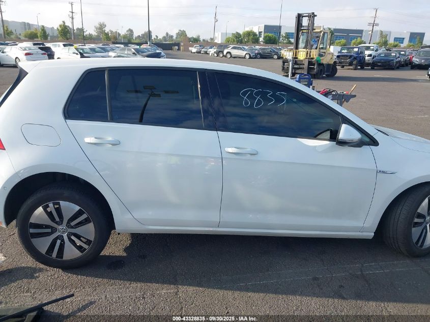 2016 Volkswagen E-Golf Sel Premium VIN: WVWPP7AU1GW916035 Lot: 43328835