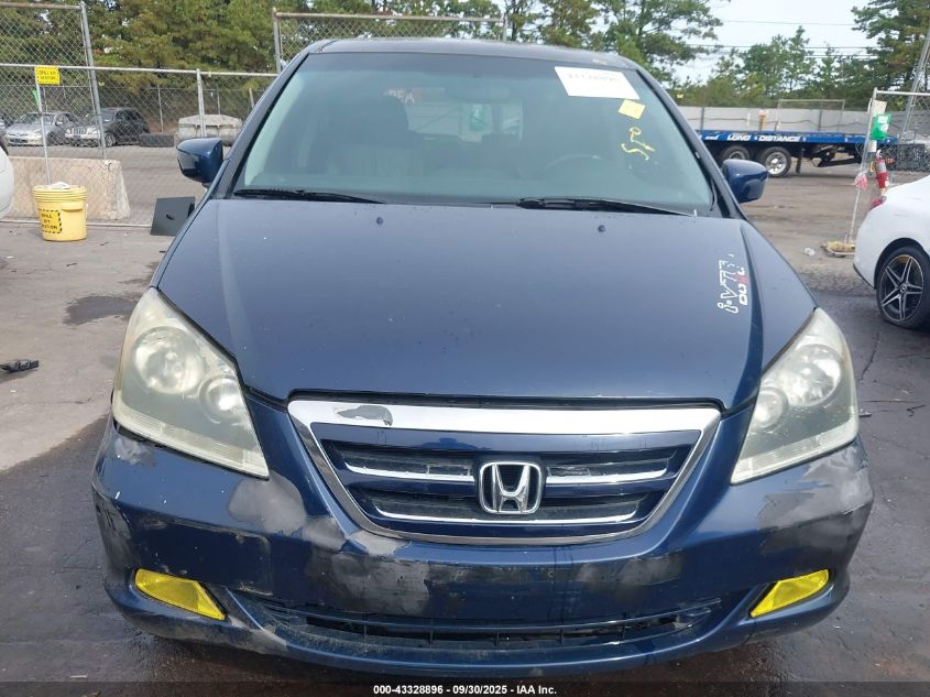 2005 Honda Odyssey Touring VIN: 5FNRL38805B089460 Lot: 43328896