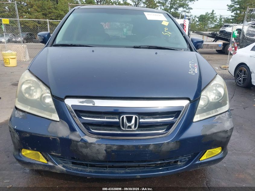 2005 Honda Odyssey Touring VIN: 5FNRL38805B089460 Lot: 43328896