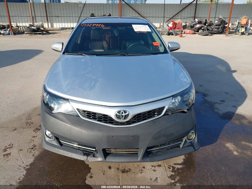 2013 Toyota Camry Se VIN: 4T1BF1FKXDU204997 Lot: 43328926