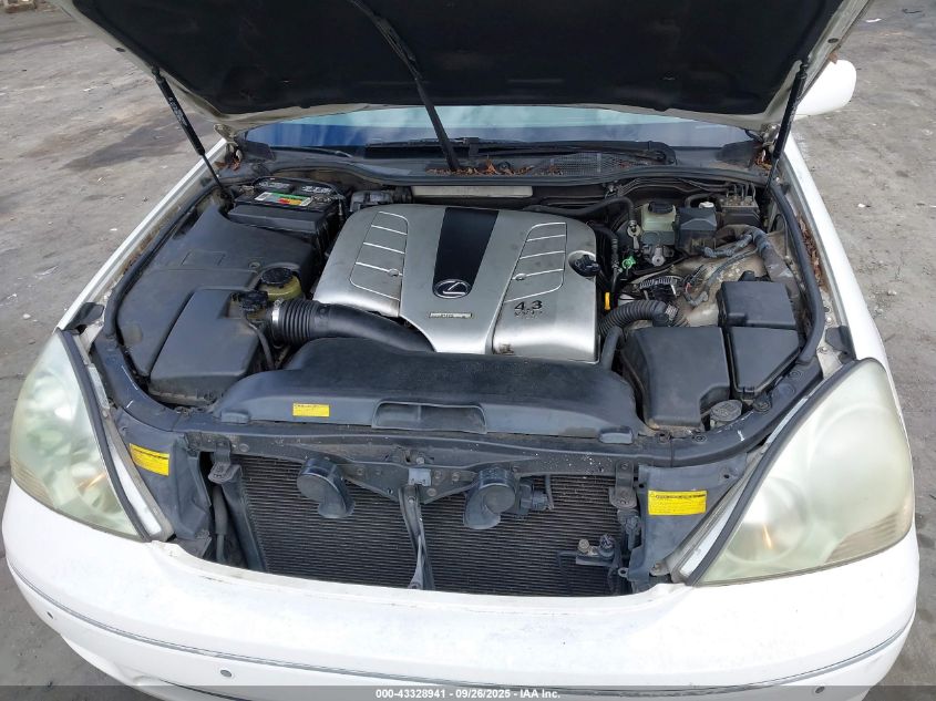 2003 Lexus Ls 430 VIN: JTHBN30F930093605 Lot: 43328941