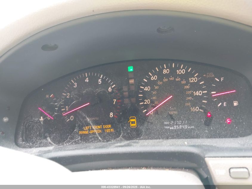 2003 Lexus Ls 430 VIN: JTHBN30F930093605 Lot: 43328941