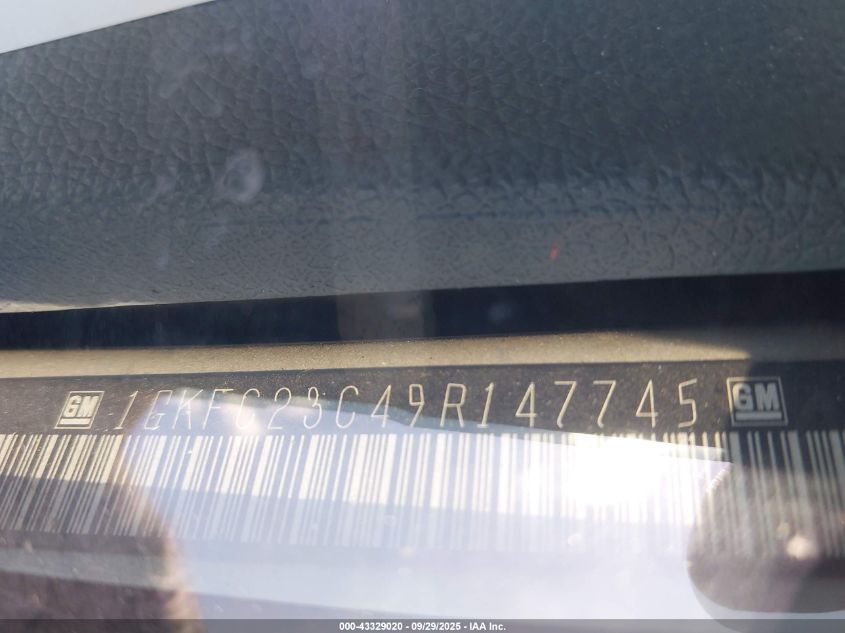 2009 GMC Yukon Sle1 VIN: 1GKFC23C49R147745 Lot: 43329020