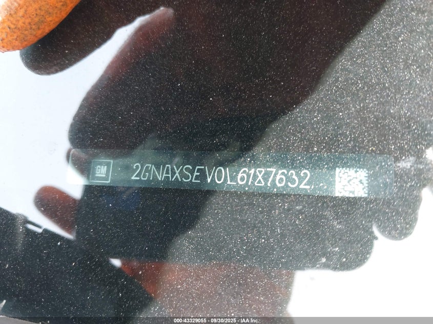 2020 CHEVROLET EQUINOX AWD LS - 2GNAXSEV0L6187632