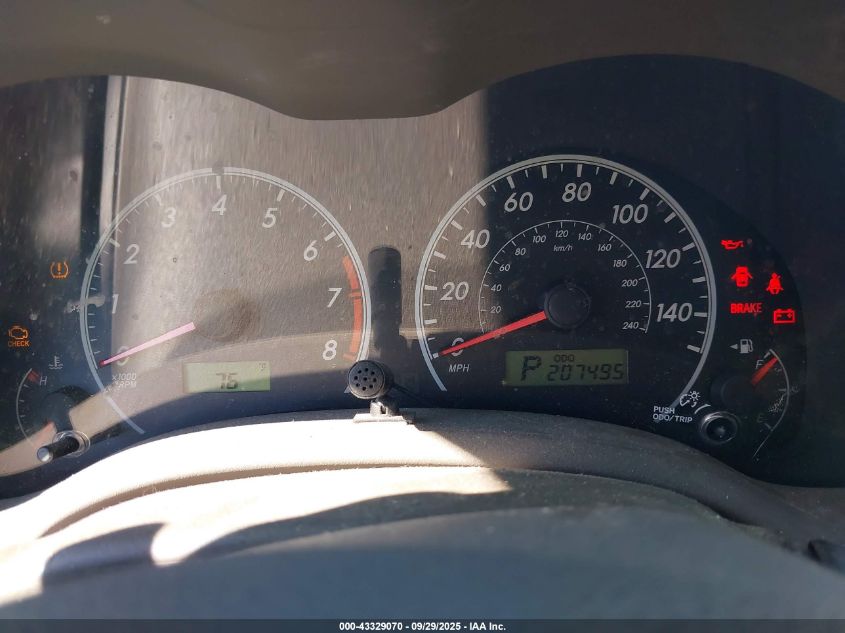 2009 Toyota Corolla Le VIN: 2T1BU40E39C164653 Lot: 43329070