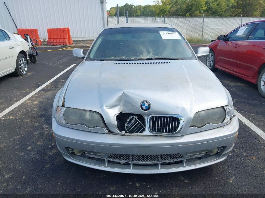 2003 BMW 330Ci VIN: WBABN53483PH04318 Lot: 43329077