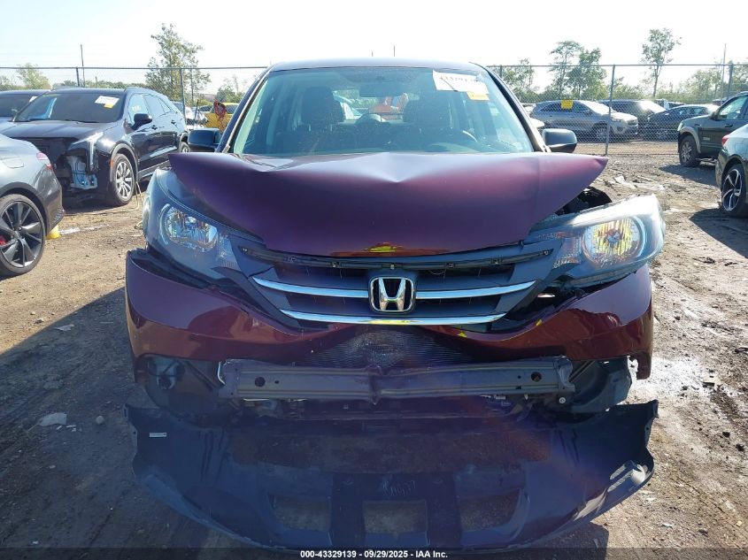 2012 Honda Cr-V Lx VIN: 5J6RM4H31CL042689 Lot: 43329139