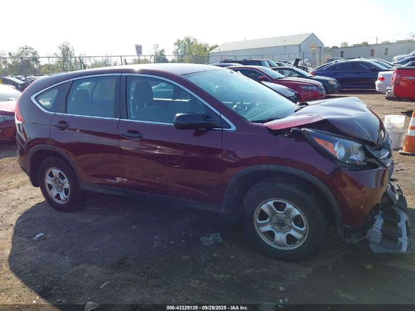 2012 Honda Cr-V Lx VIN: 5J6RM4H31CL042689 Lot: 43329139