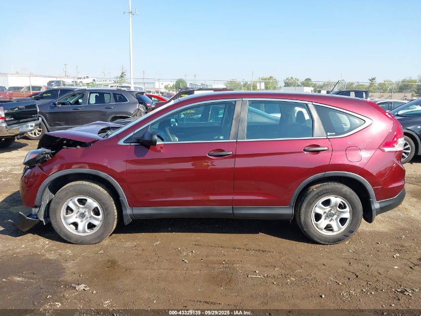 2012 Honda Cr-V Lx VIN: 5J6RM4H31CL042689 Lot: 43329139