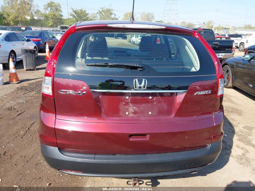 2012 Honda Cr-V Lx VIN: 5J6RM4H31CL042689 Lot: 43329139