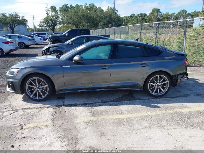 2025 Audi A5 Sportback Premium 45 Tfsi S Line Quattro S Tronic VIN: WAUDACF51SA006709 Lot: 43329141