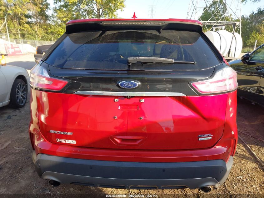 2020 Ford Edge Sel VIN: 2FMPK3J93LBA31507 Lot: 43329180
