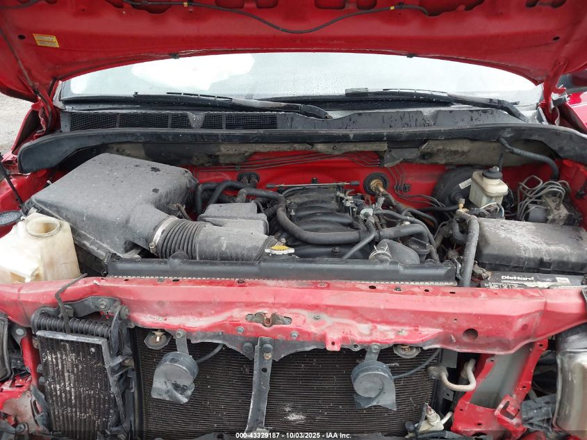 2008 Toyota Tundra Sr5 5.7L V8 VIN: 5TFRV54168X051272 Lot: 43329187