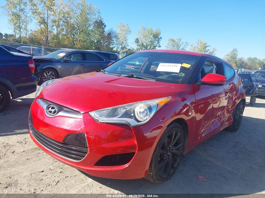 2016 HYUNDAI VELOSTER - KMHTC6AD3GU256527