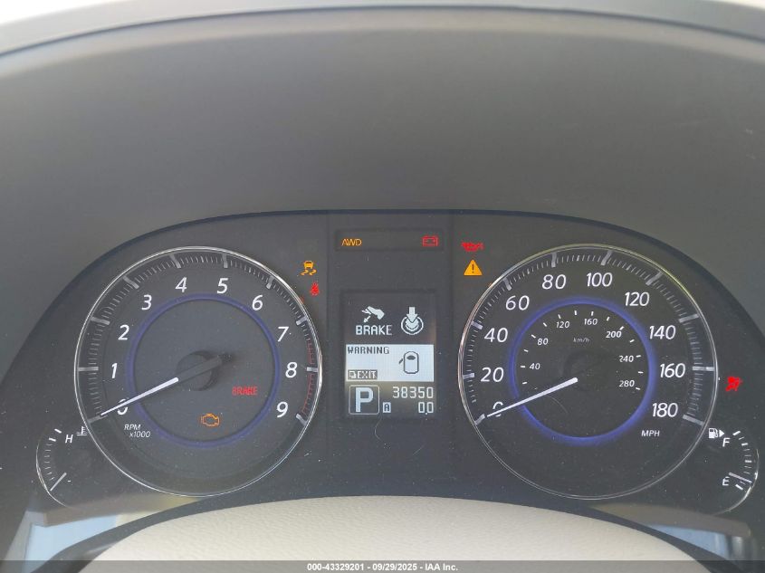 2012 Infiniti Fx35 VIN: JN8AS1MW8CM154637 Lot: 43329201