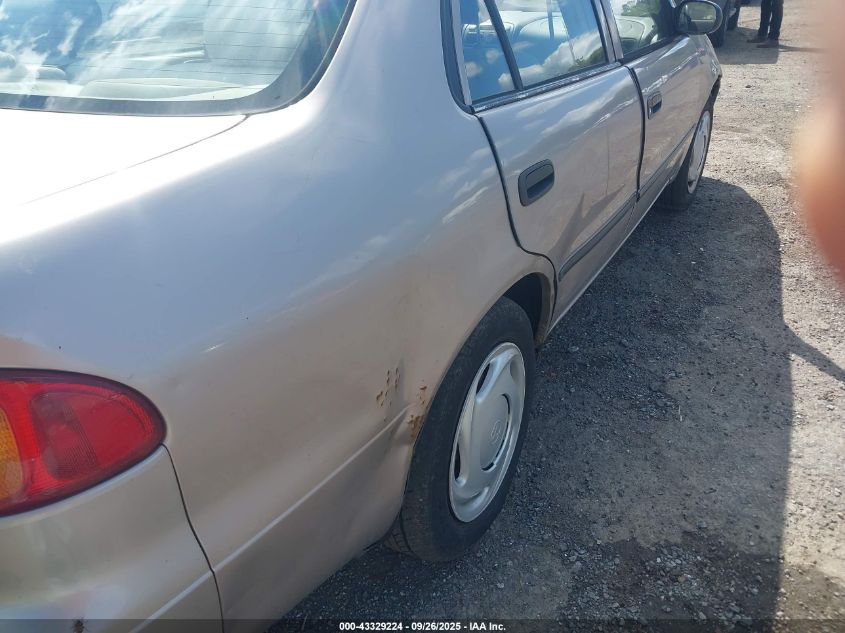 1999 Toyota Corolla Ce VIN: 2T1BR12E9XC195478 Lot: 43329224