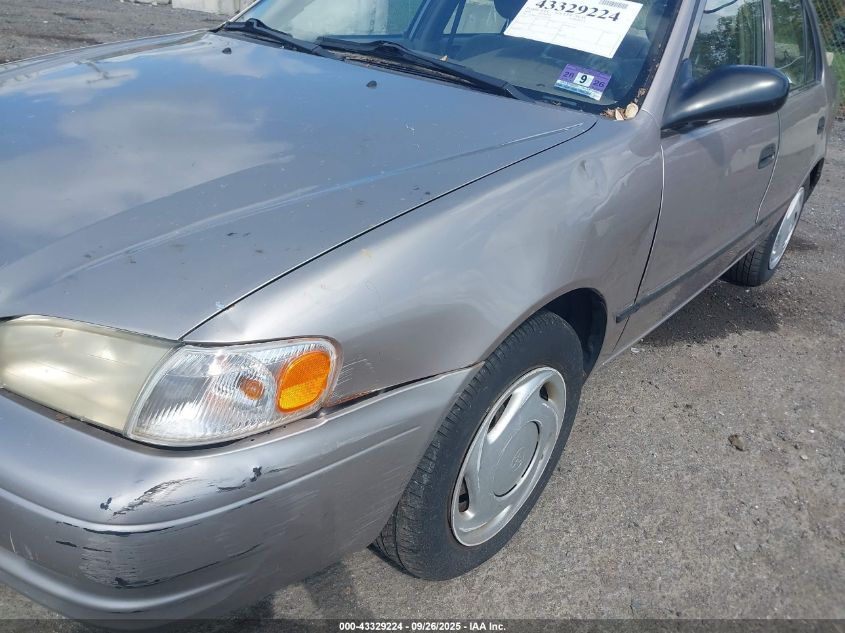 1999 Toyota Corolla Ce VIN: 2T1BR12E9XC195478 Lot: 43329224