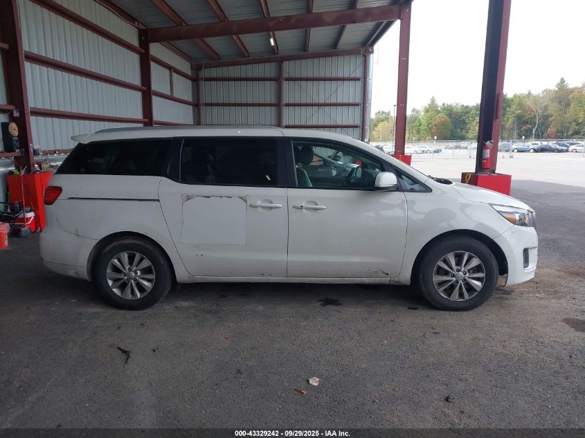 2017 Kia Sedona Lx VIN: KNDMB5C12H6325030 Lot: 43329242