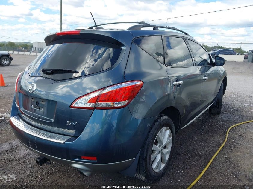 2011 Nissan Murano Sv VIN: JN8AZ1MU8BW067883 Lot: 43329248