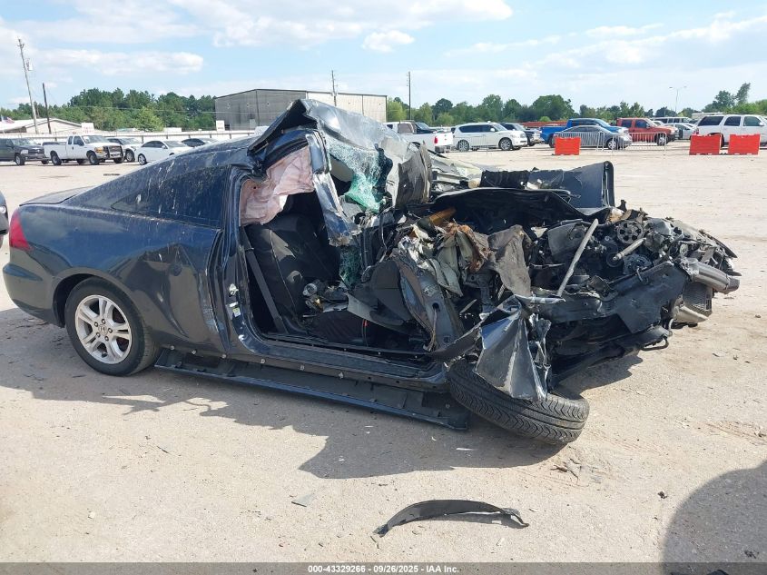 2007 Honda Accord 2.4 Lx VIN: 1HGCM71327A003412 Lot: 43329266