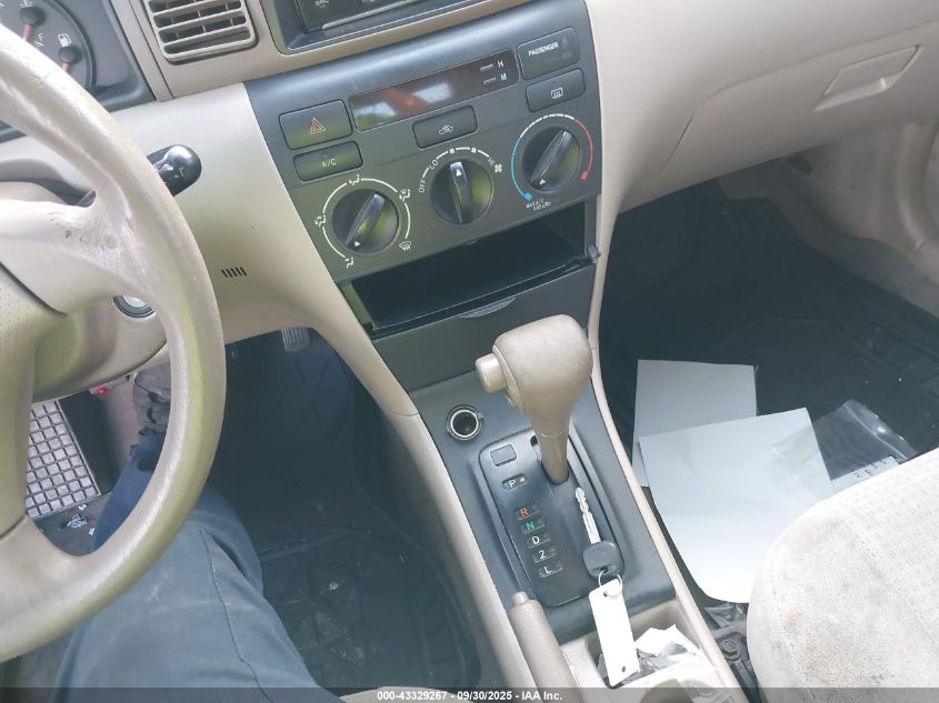 2006 Toyota Corolla Ce VIN: JTDBR32E660095522 Lot: 43329267