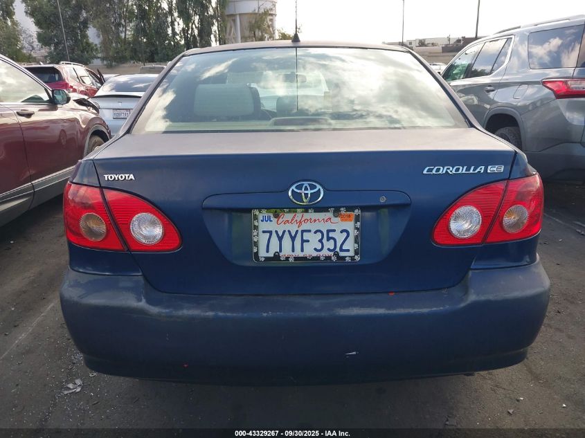 2006 Toyota Corolla Ce VIN: JTDBR32E660095522 Lot: 43329267
