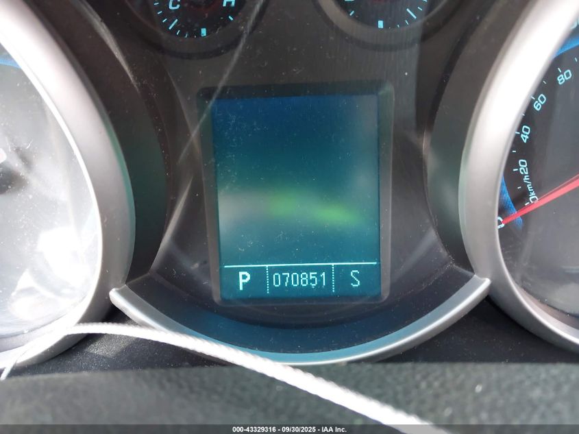 2011 Chevrolet Cruze Ls VIN: 1G1PC5SH2B7308277 Lot: 43329316