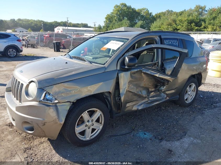 2007 Jeep Compass Sport VIN: 1J8FF47W37D137763 Lot: 43329337