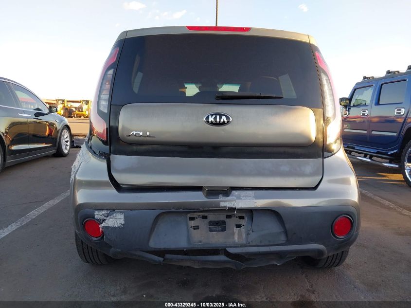 2017 Kia Soul VIN: KNDJN2A26H7434914 Lot: 43329345