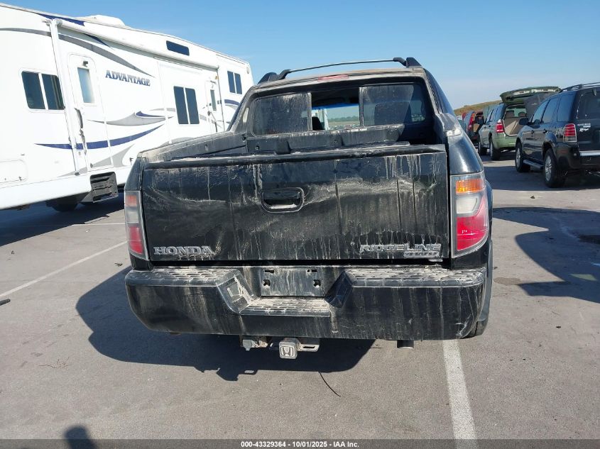 2007 Honda Ridgeline Rtx VIN: 2HJYK16337H506850 Lot: 43329364