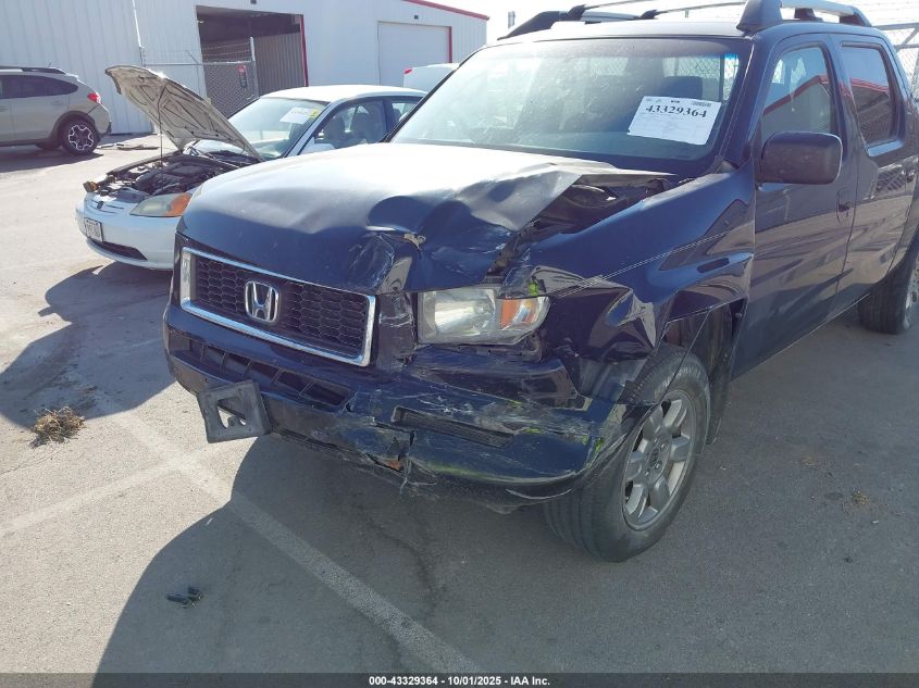 2007 Honda Ridgeline Rtx VIN: 2HJYK16337H506850 Lot: 43329364