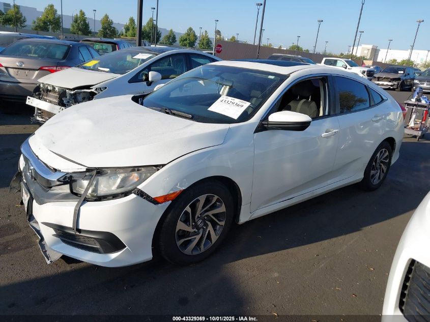 2017 Honda Civic Ex VIN: 2HGFC2F77HH576310 Lot: 43329369
