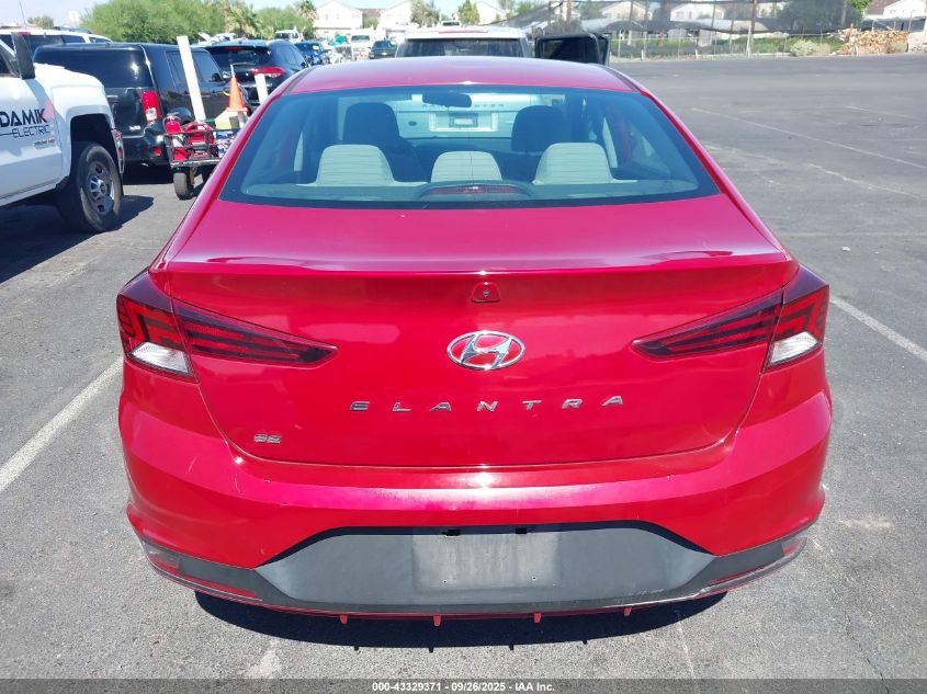 2019 Hyundai Elantra Se VIN: KMHD74LF2KU777890 Lot: 43329371