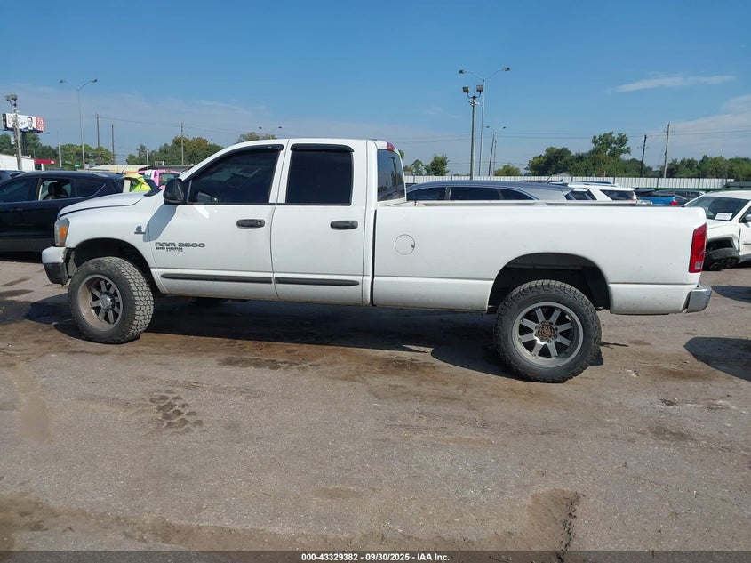 2006 Dodge Ram 2500 Slt/Sport VIN: 3D7KS28C16G160699 Lot: 43329382